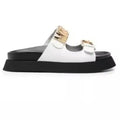 This casual slippers are designed for women to wear outside with flip-flops and a flat bottom in a European and American style